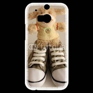 Coque HTC One M8s peluche et converses