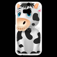 Coque HTC One M8s Vache cartoon 500