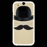 Coque HTC One M8s Moustache So British 25