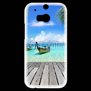 Coque HTC One M8s Plage tropicale