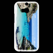 Coque HTC One M8s Crique paradisiaque 