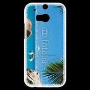Coque HTC One M8s Plage des Seychelles