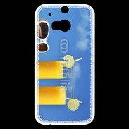 Coque HTC One M8s Jus d'orange sur la plage
