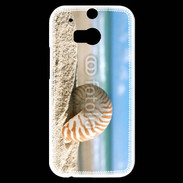 Coque HTC One M8s Coquillage sur la plage 5