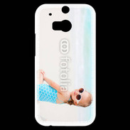 Coque HTC One M8s Petite fille à la plage