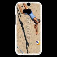 Coque HTC One M8s Volley ball sur plage