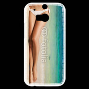 Coque HTC One M8s Bronzage plage