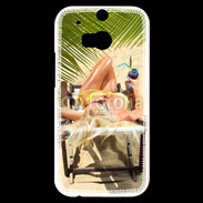Coque HTC One M8s Femme sexy à la plage 25