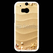 Coque HTC One M8s sable plage
