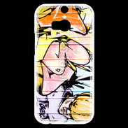 Coque HTC One M8s Graffiti art 5