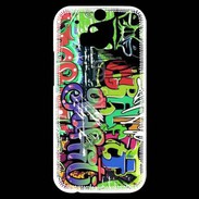 Coque HTC One M8s graffiti wall vector seamless background