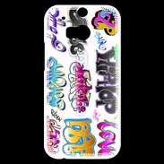 Coque HTC One M8s Graffiti vector 850