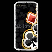Coque HTC One M8s Carte de poker