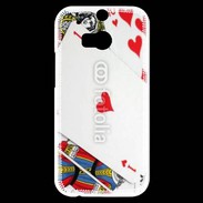 Coque HTC One M8s As de coeur