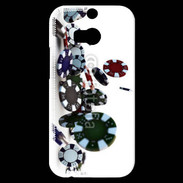 Coque HTC One M8s Jetons de poker 4