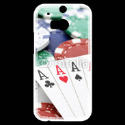 Coque HTC One M8s Passion du poker