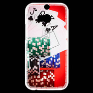 Coque HTC One M8s Passion du poker 2