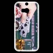 Coque HTC One M8s Joueur de poker 3