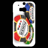 Coque HTC One M8s Jetons de poker 7