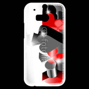 Coque HTC One M8s Symbole de cartes