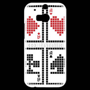 Coque HTC One M8s Pixel card