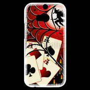 Coque HTC One M8s Halloween poker