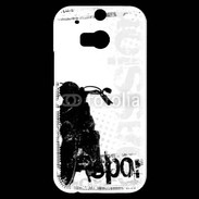 Coque HTC One M8s Passion Biker