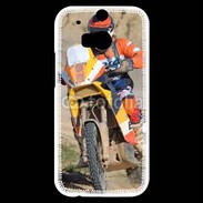 Coque HTC One M8s Rallie Raid en moto