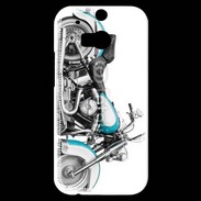 Coque HTC One M8s Vintage moto Harley