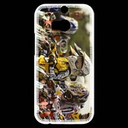 Coque HTC One M8s Départ course de Motocross