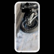 Coque HTC One M8s Roue en feu dragster 8
