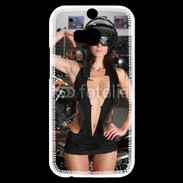 Coque HTC One M8s Femme sexy moto 1