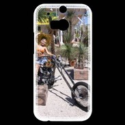 Coque HTC One M8s Femme sexy moto 2