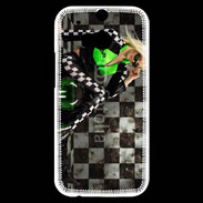 Coque HTC One M8s Femme sexy moto 4