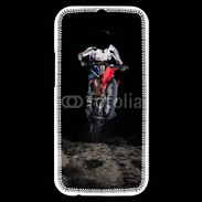 Coque HTC One M8s Moto cross la nuit 15