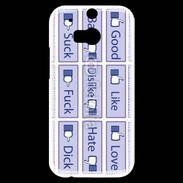 Coque HTC One M8s Pouce geek