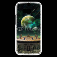 Coque HTC One M8s Planète Alien