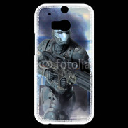 Coque HTC One M8s Soldat futuriste