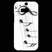 Coque HTC One M8s Portée de notes