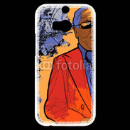 Coque HTC One M8s Joueur de Saxophone