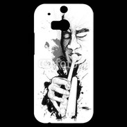 Coque HTC One M8s Trompettiste 
