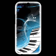 Coque HTC One M8s Abstract piano