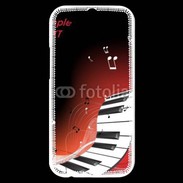 Coque HTC One M8s Abstract piano 2