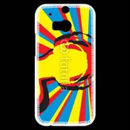 Coque HTC One M8s Disco DJ Party