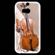 Coque HTC One M8s Violon et violoncelle 1