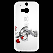 Coque HTC One M8s Love for music 1