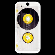 Coque HTC One M8s Cassette audio transparente 1