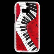 Coque HTC One M8s Abstract piano 2
