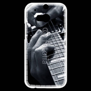 Coque HTC One M8s Musicien de blues à la guitare