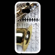 Coque HTC One M8s Saxophone et partitions 15